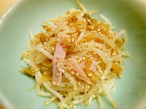 箸休め小鉢☆もやし・ザーサイ・ハムの和え物☆